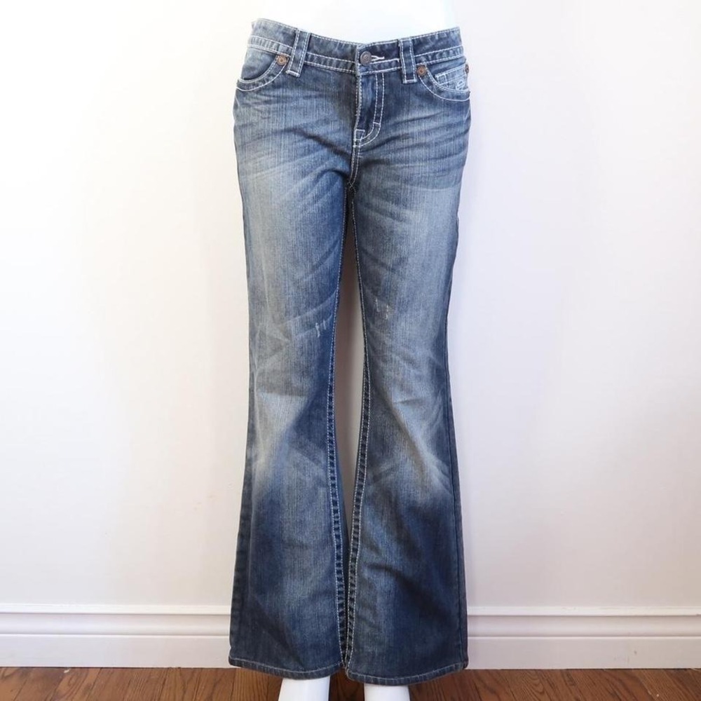 vintage harley davidson flare jeans y2k biker chic